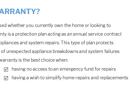 home warranty vista